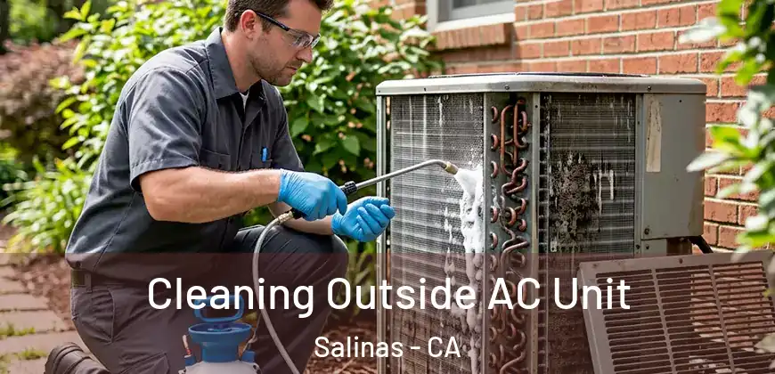 Cleaning Outside AC Unit Salinas - CA